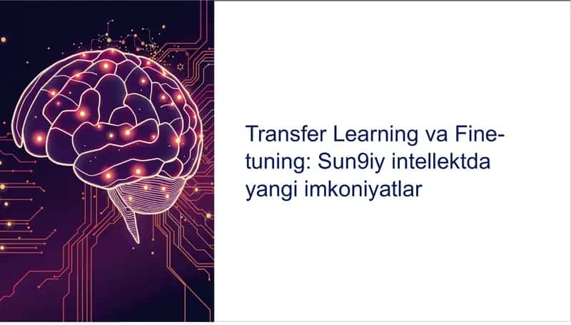 Transfer Learning va Fine-tuning