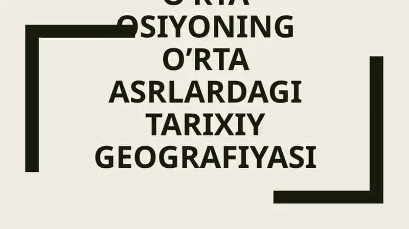 Eftalitlar va Buyanqi qabilalarning tarixiy geografiyasi