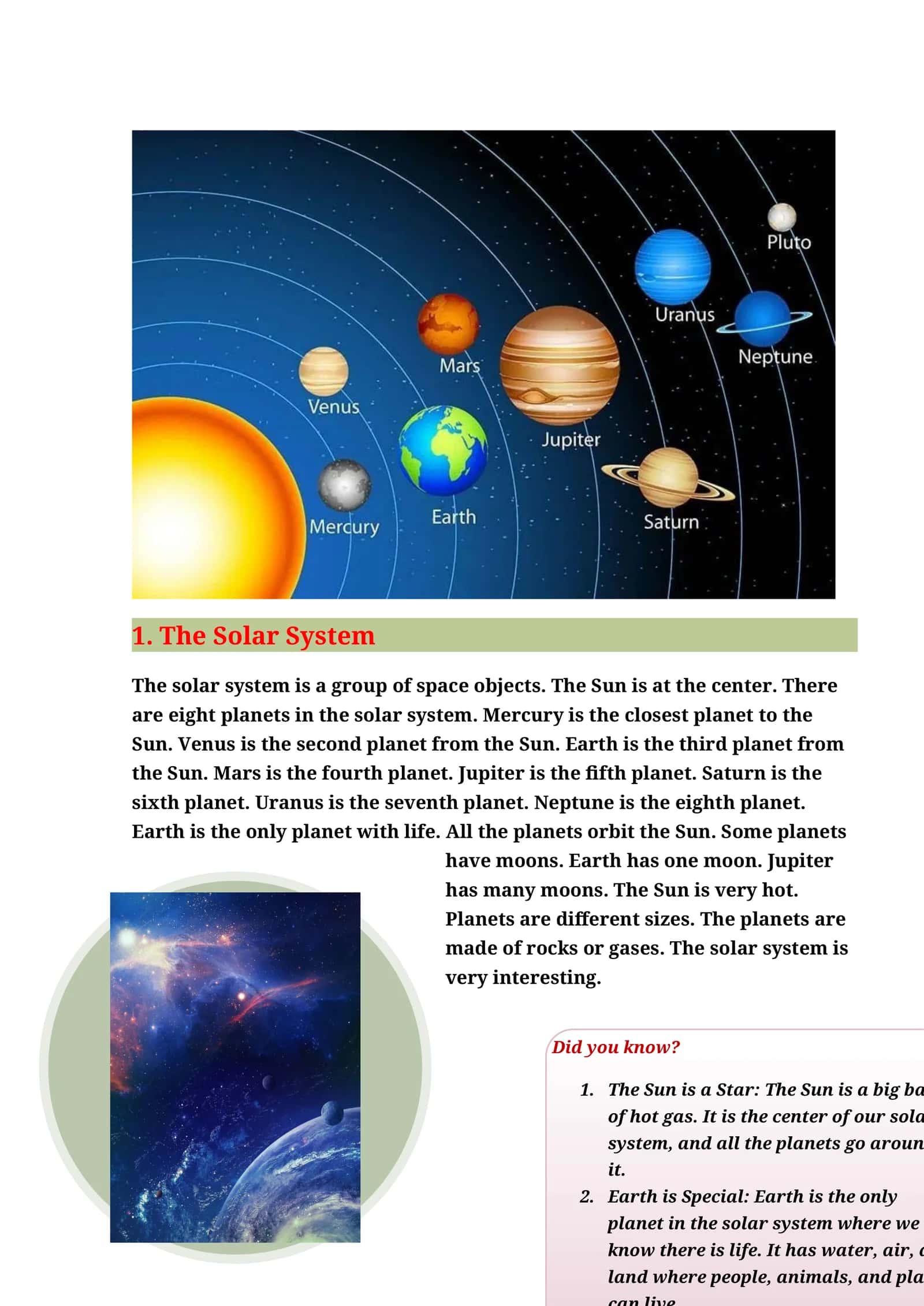 The Solar System
