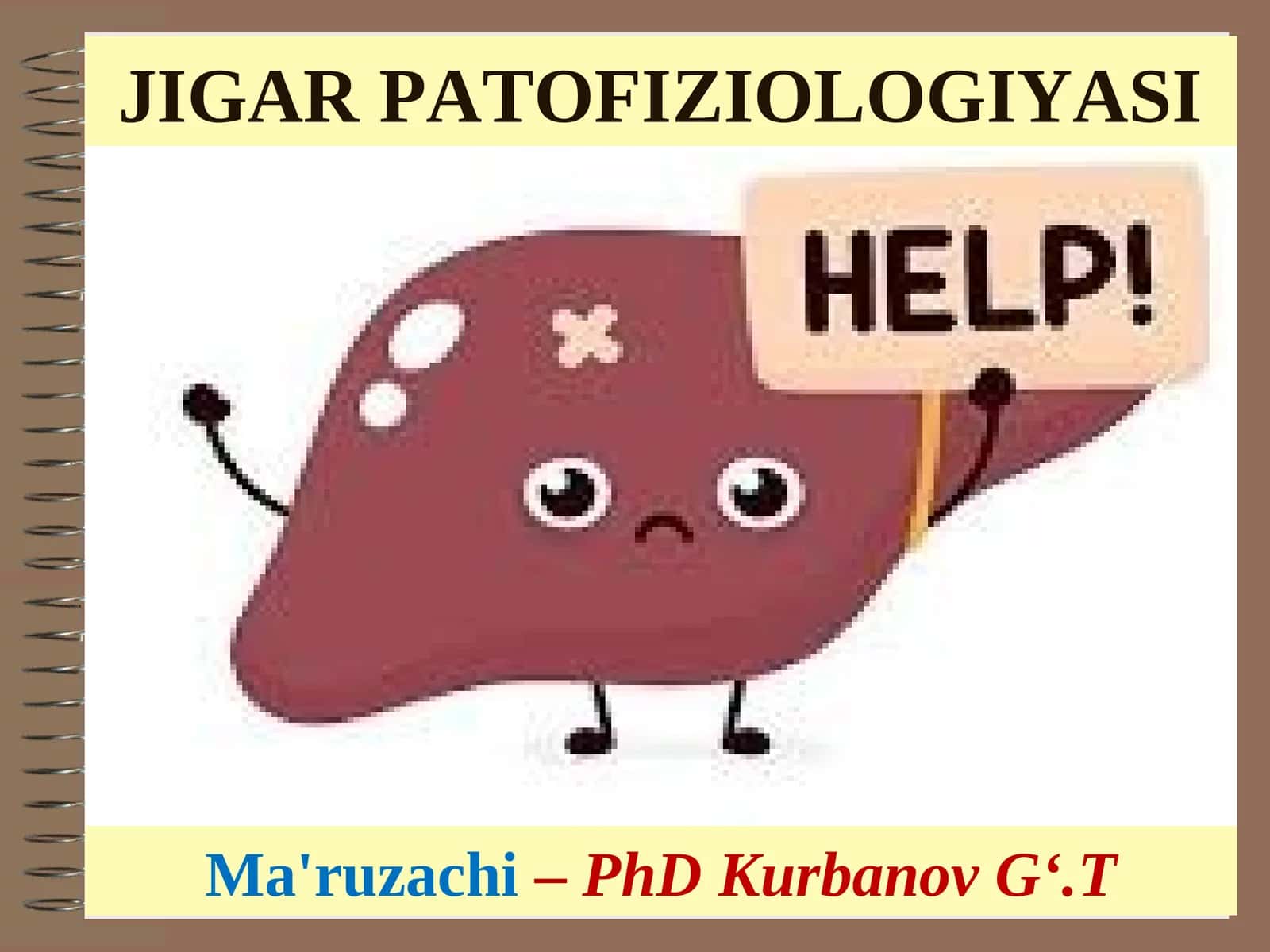 JIGAR PATOFIZIOLOGIYASI