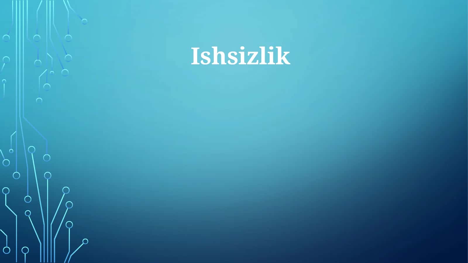 Ishsizlik