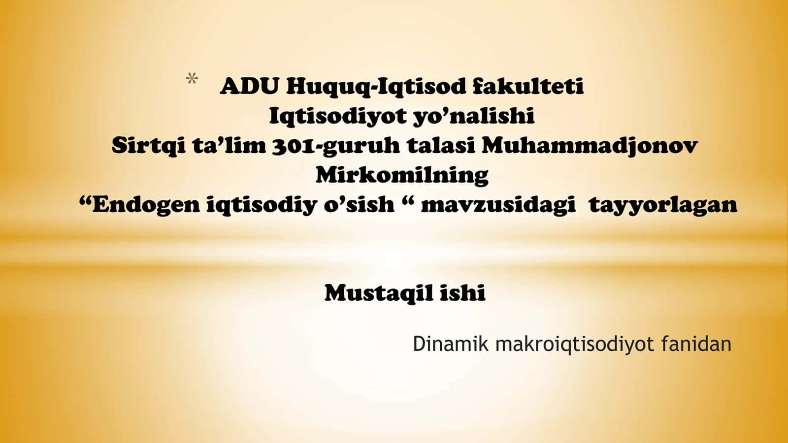 Endogen Iqtisodiy O'sish: Asosiy Tamoyillar va Oqibatlar