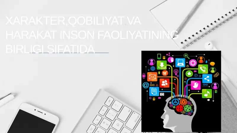 Xarakter,qobiliyat va harakat inson faoliyatining birligi sifatida