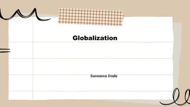 Globalization