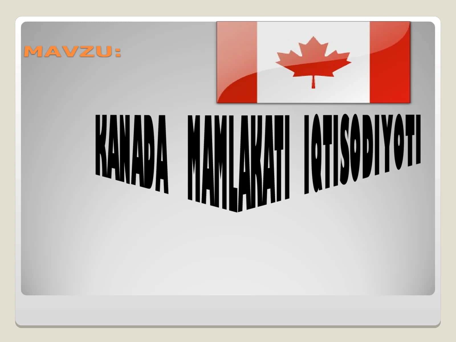 Kanada iqtisodiyoti