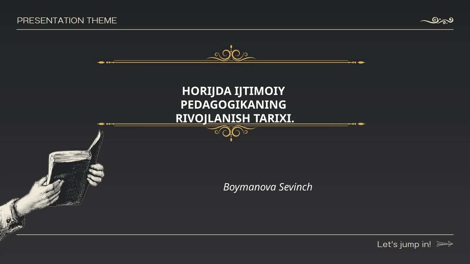 Horijda Ijtimoiy Pedagogikaning Rivojlanish Tarixi