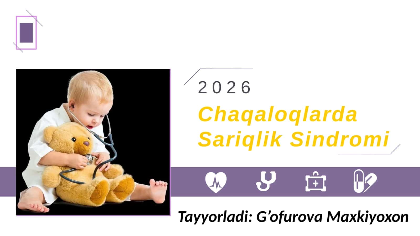 Chaqaloqlarda Sariqlik Sindromi