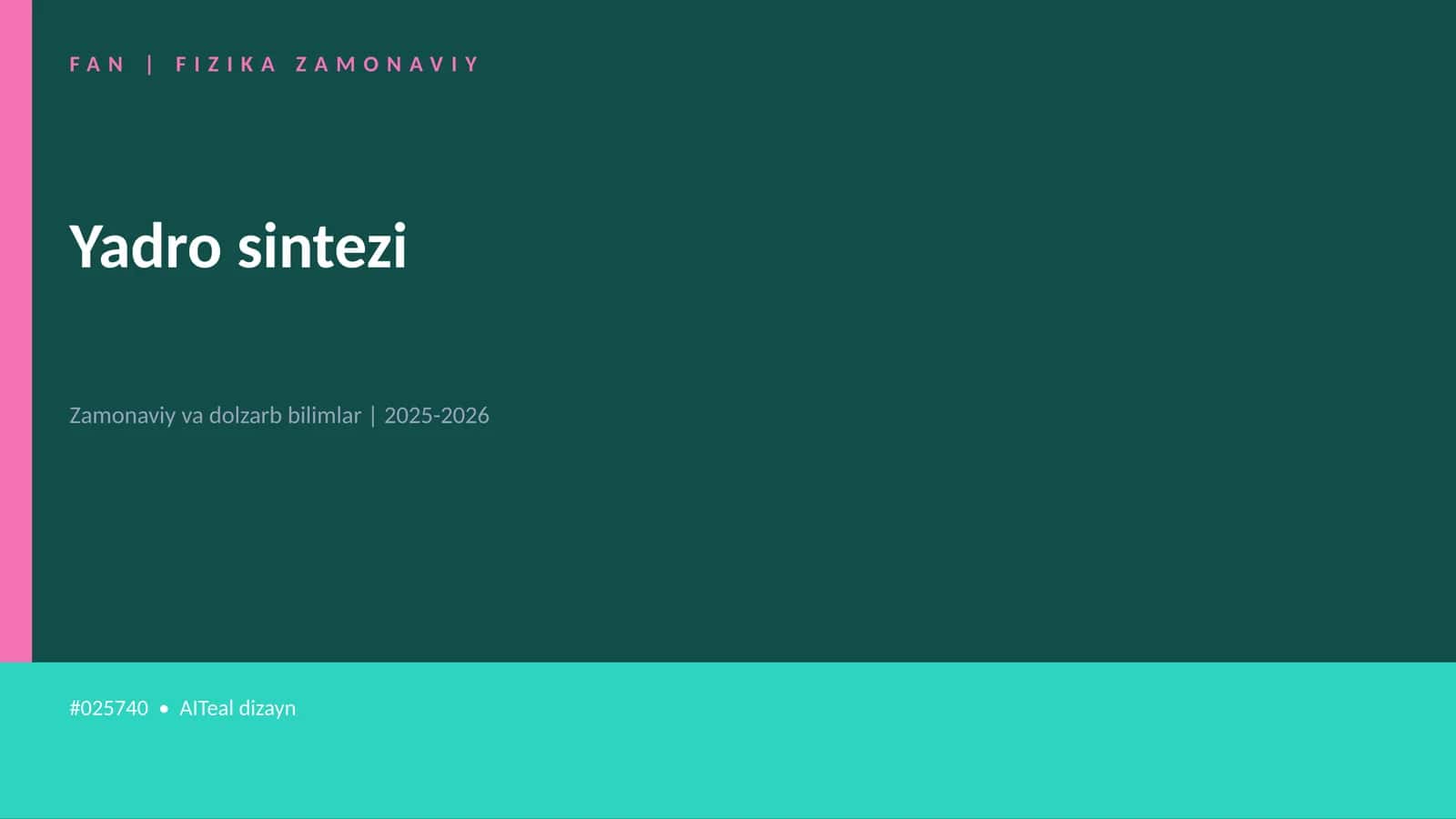 Yadro sintezi