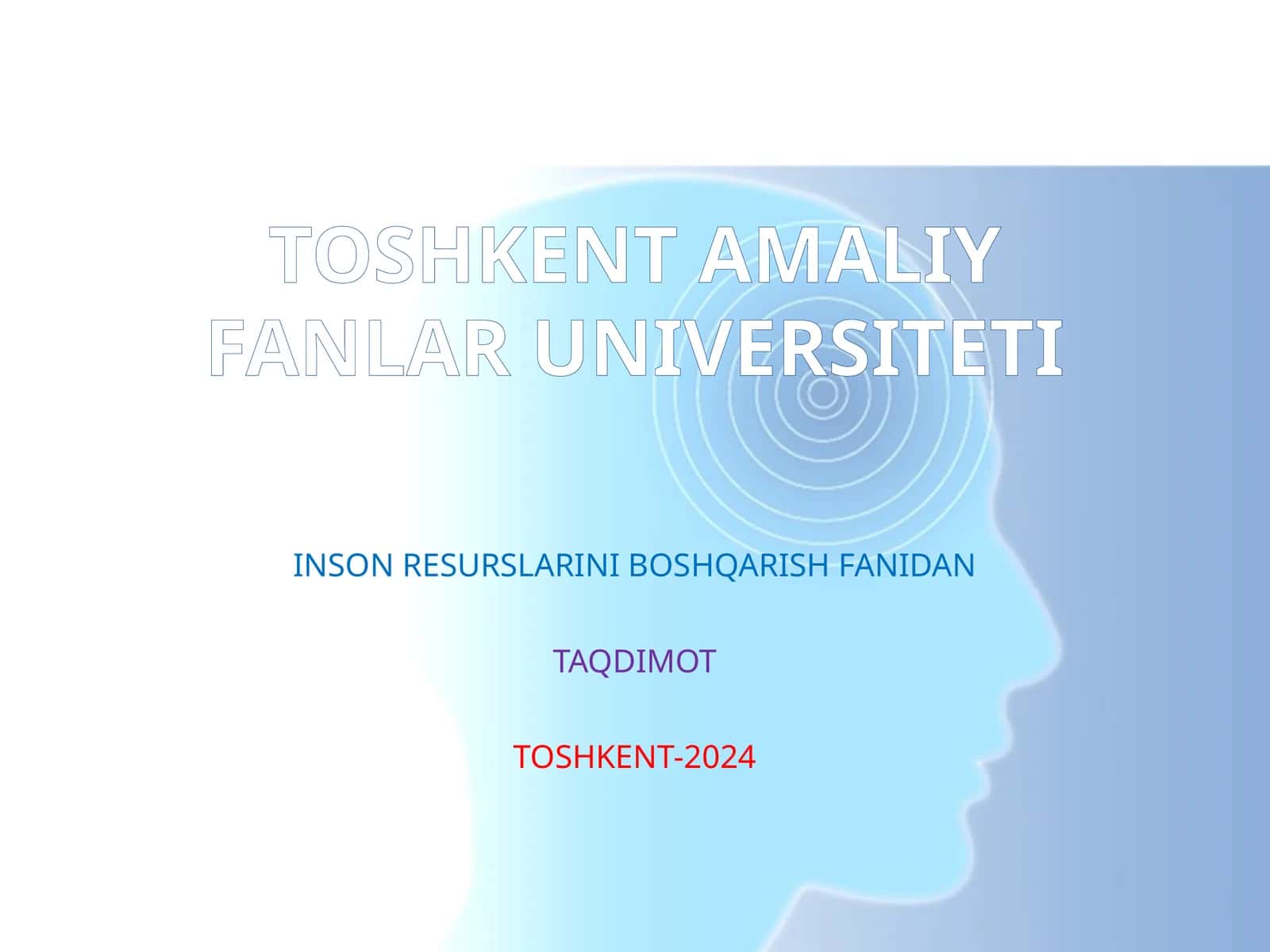 Inson resurslari ijtimoiy-iqtisodiy taraqqiyotining rivojlantirish asosi