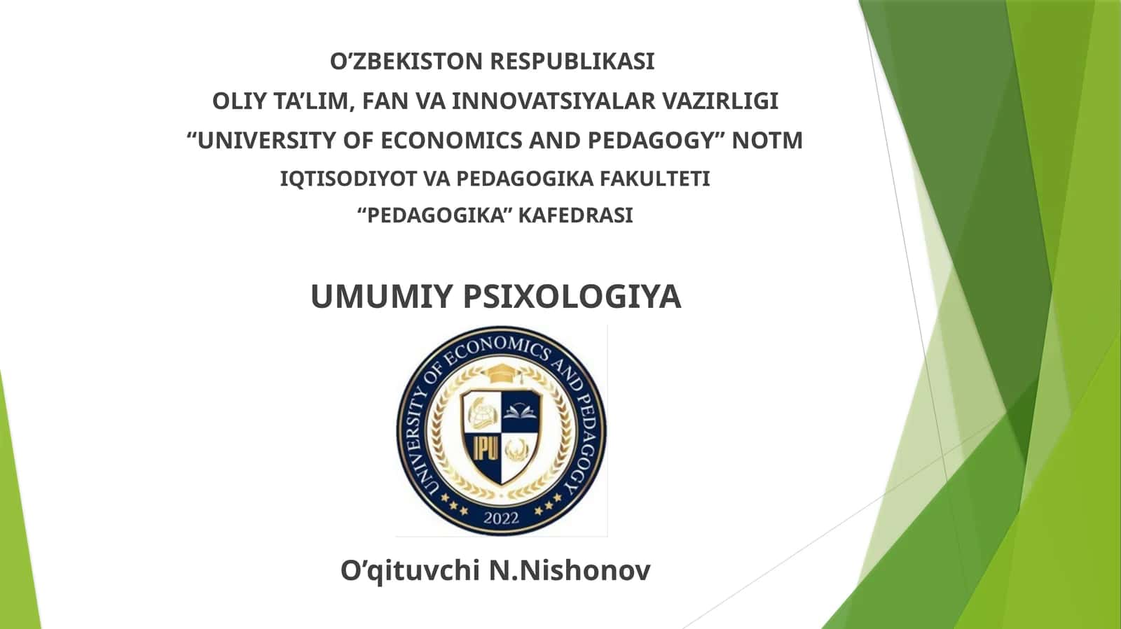 18-Mavzu: Yosh va pedagogik psixologiya fanining tadqiqot sohasi va muammolari