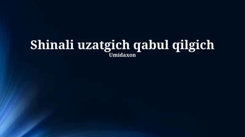 Shinali kengaytma qabul qilgich