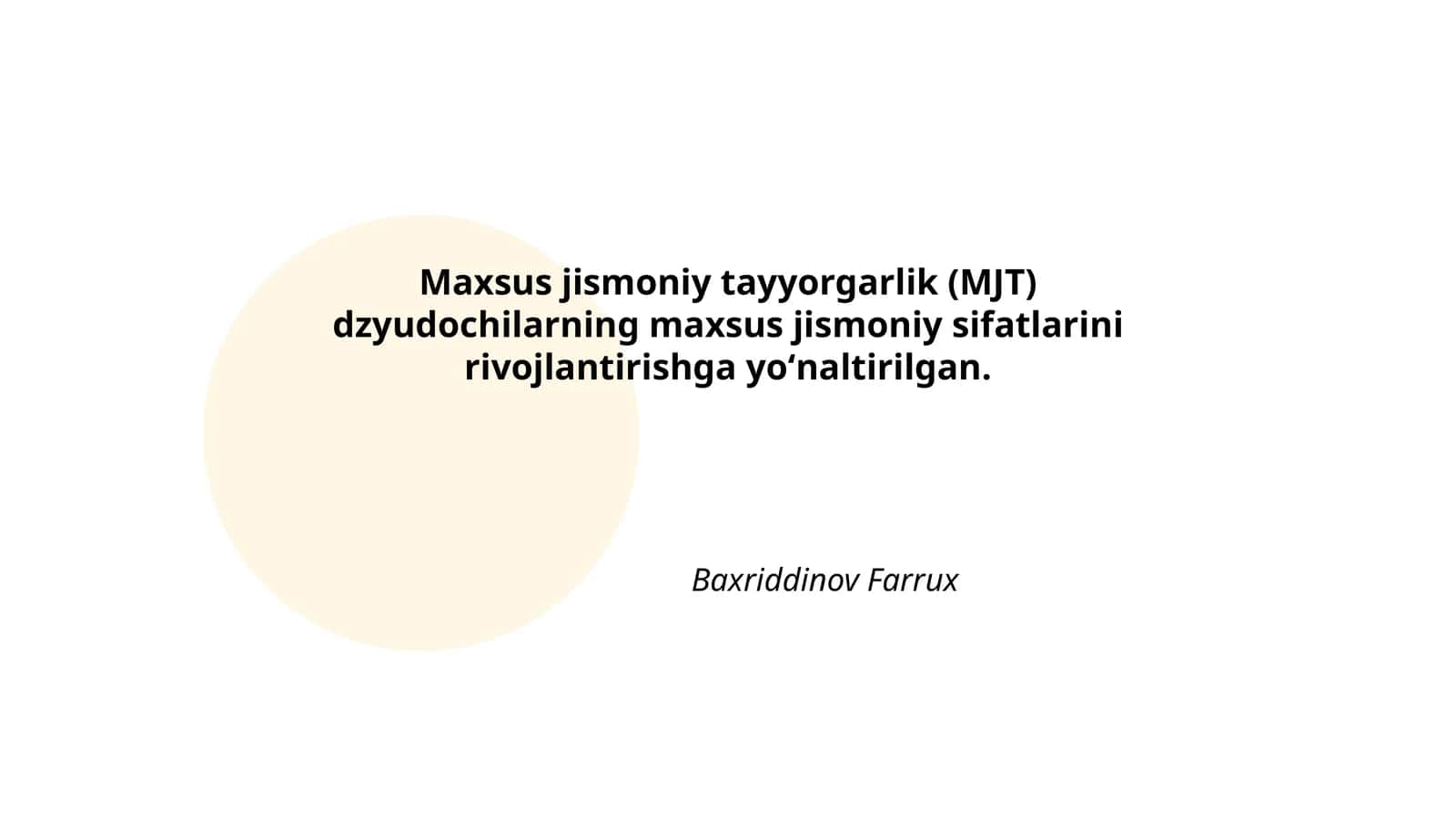 Maxsus jismoniy tayyorgarlik (MJT)