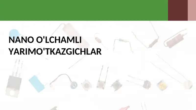 Yarimo‘tkazgichlar