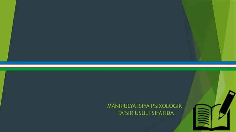 MANIPULYATSIYA PSIXOLOGIK TA’SIR USULI SIFATIDA