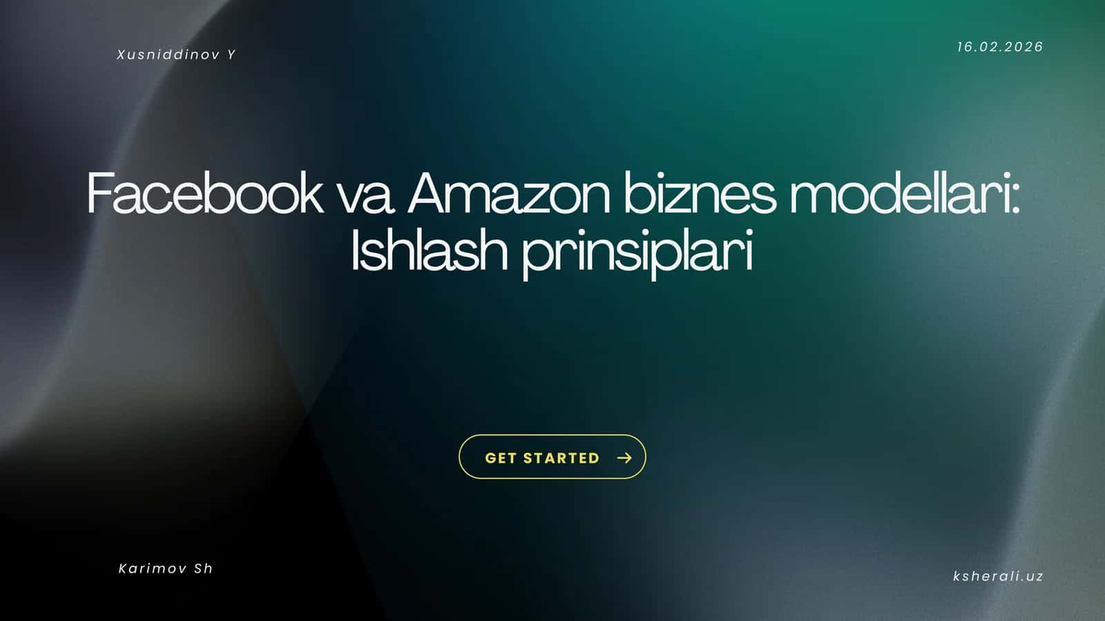 Facebook va Amazon biznes modellari: Ishlash prinsiplari
