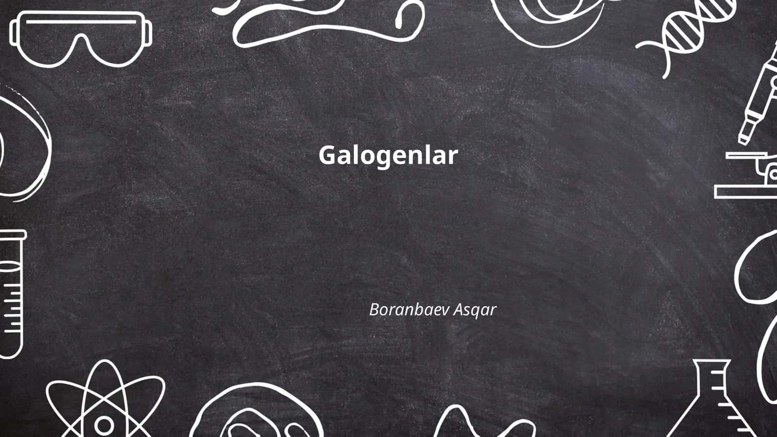 Galogenlar