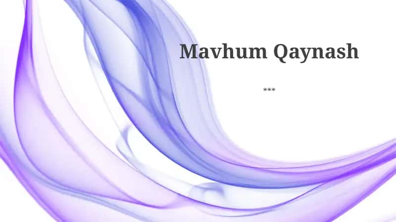 Mavhum Qaynash