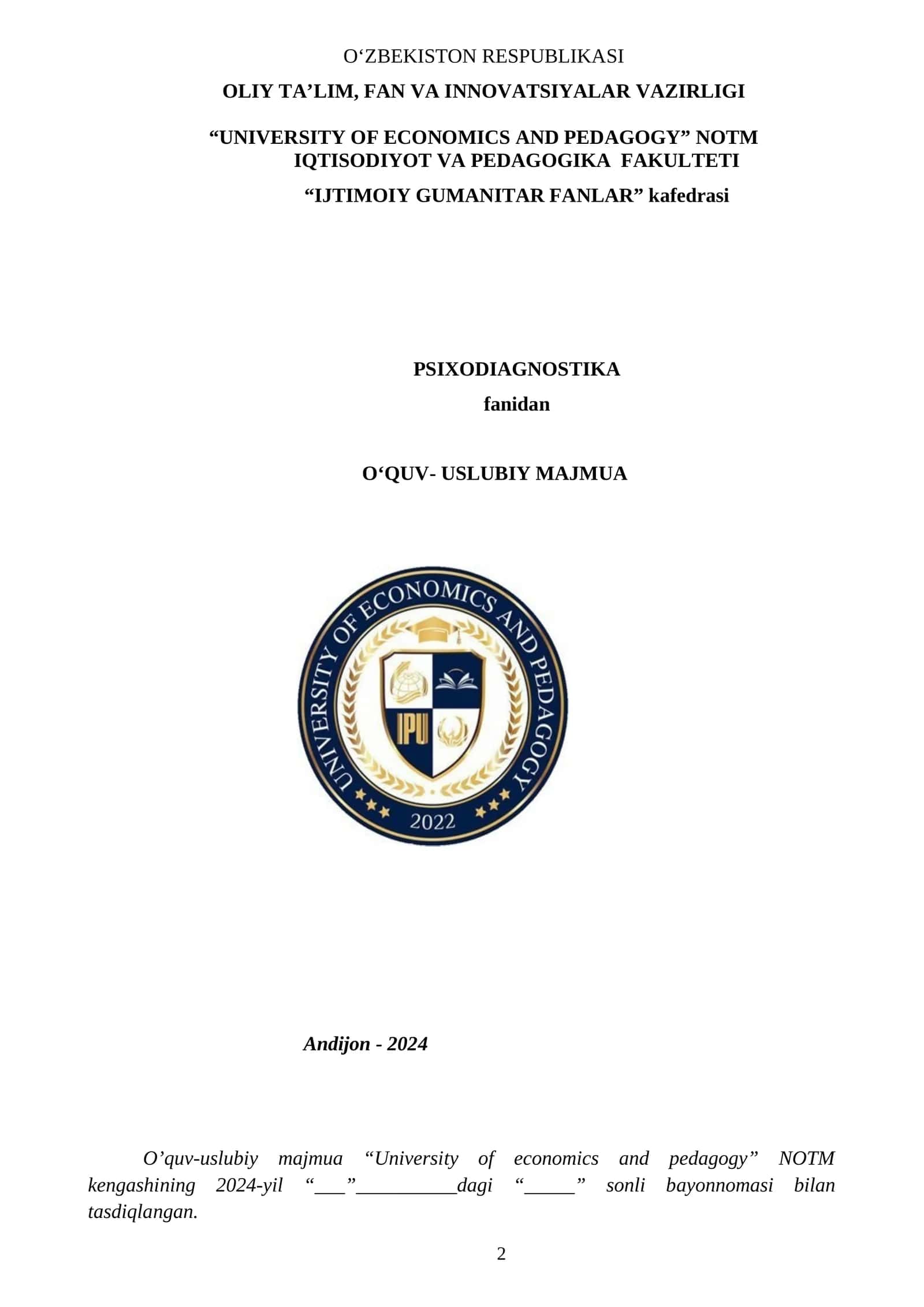 Psixodiagnostika