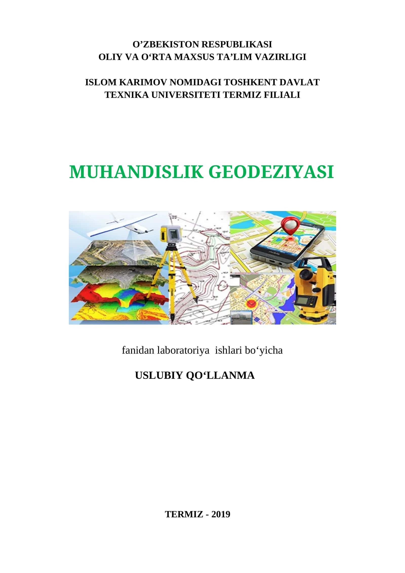 Muhandislik Geodeziyasi Laboratoriya Ishlari