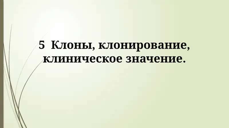 Клонирование: основные понятия