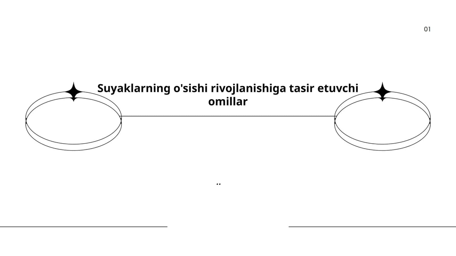 Suyaklarning o'sishi rivojlanishiga tasir etuvchi omillar