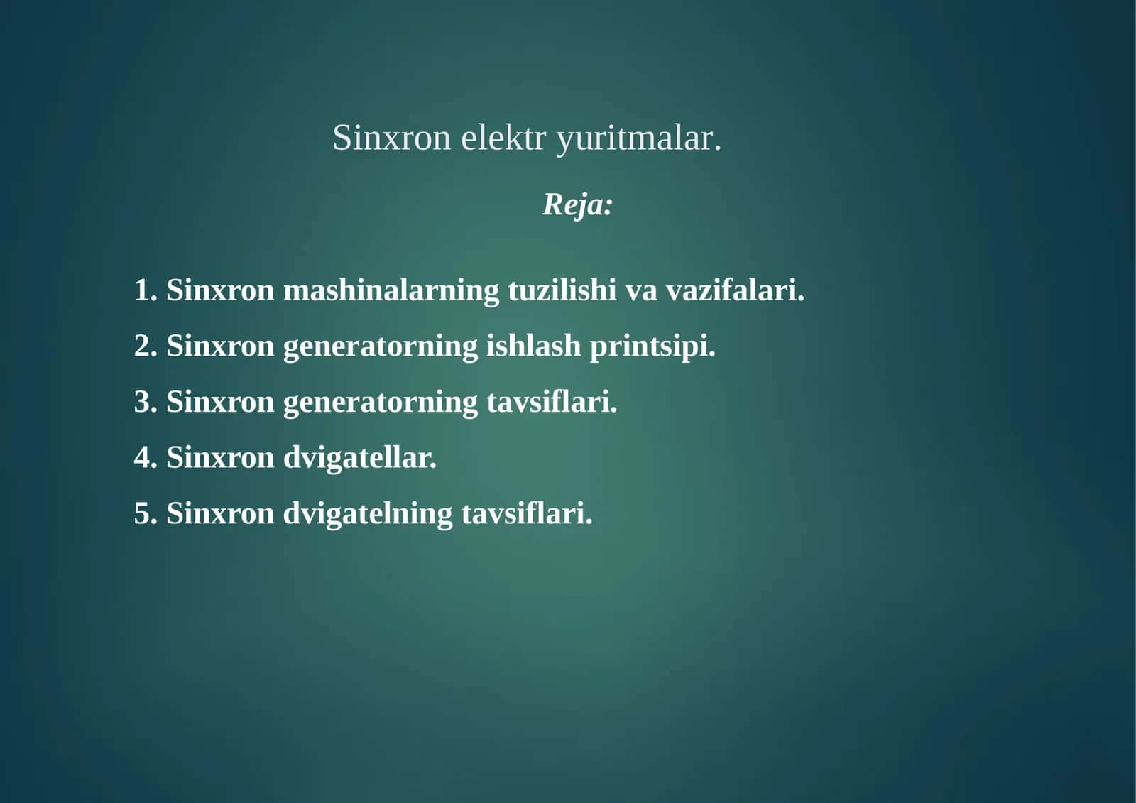 Sinxronelektryuritmalar