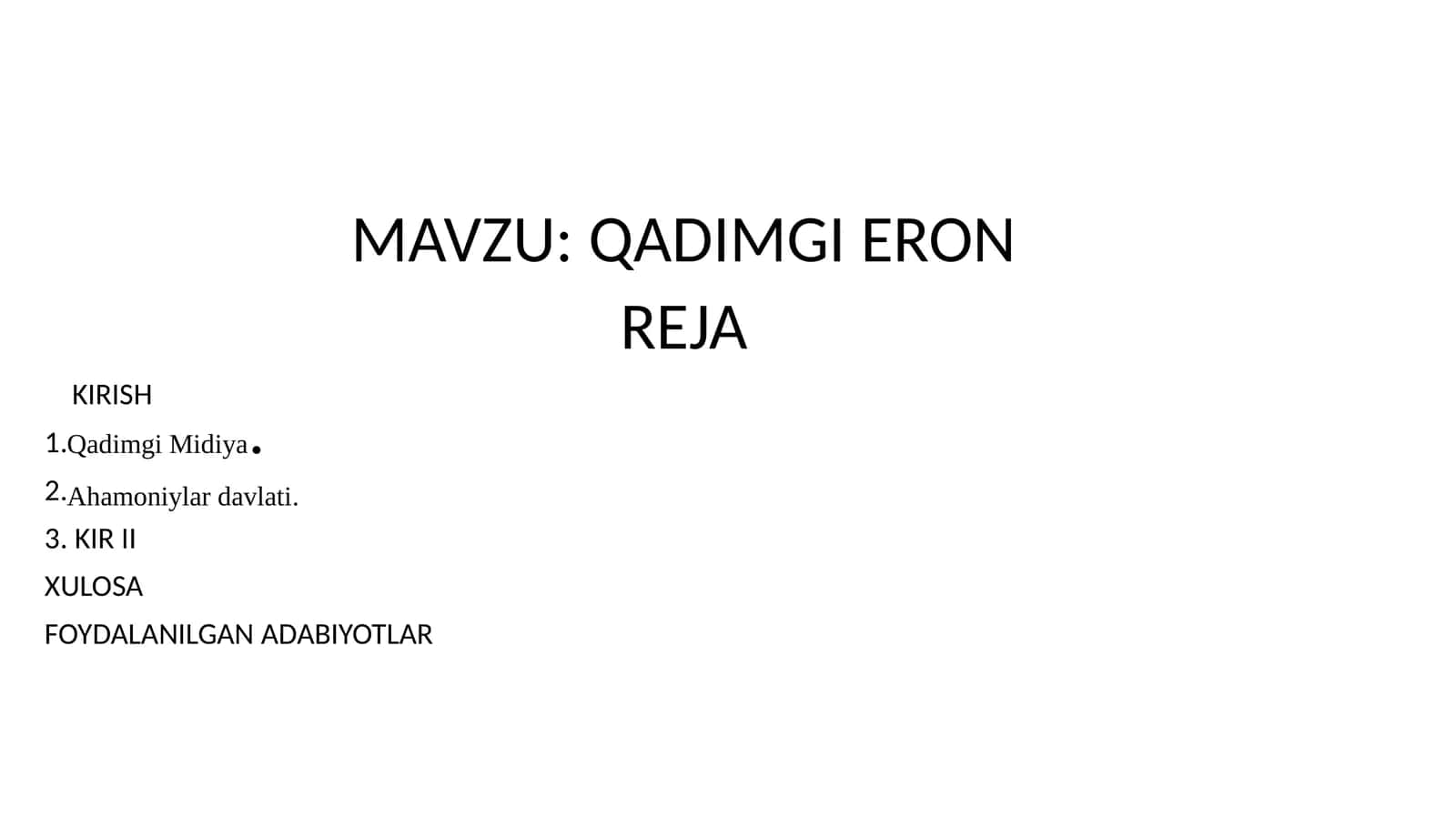 QADIMGI ERON