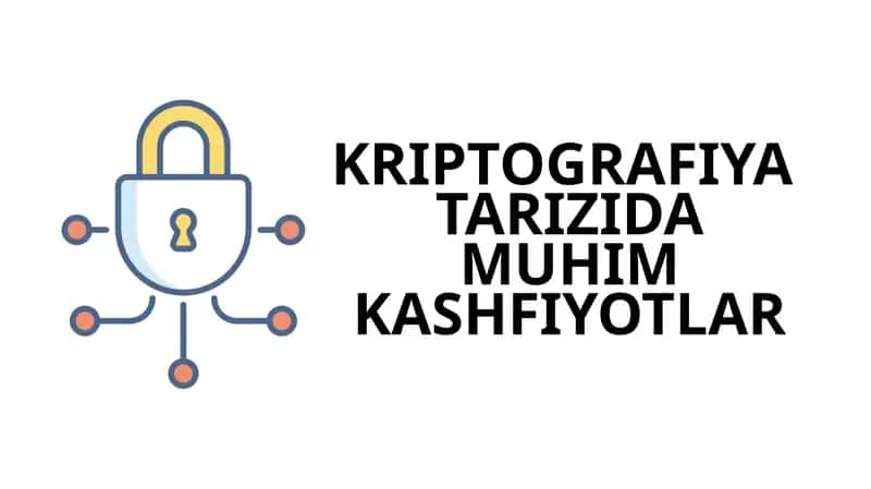 KRIPTOGRAFIYA TARIZIDA MUHIM KASHFIYOTLAR