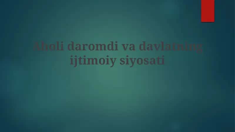 Aholidaromdivadavlatningijtimoiysiyosati