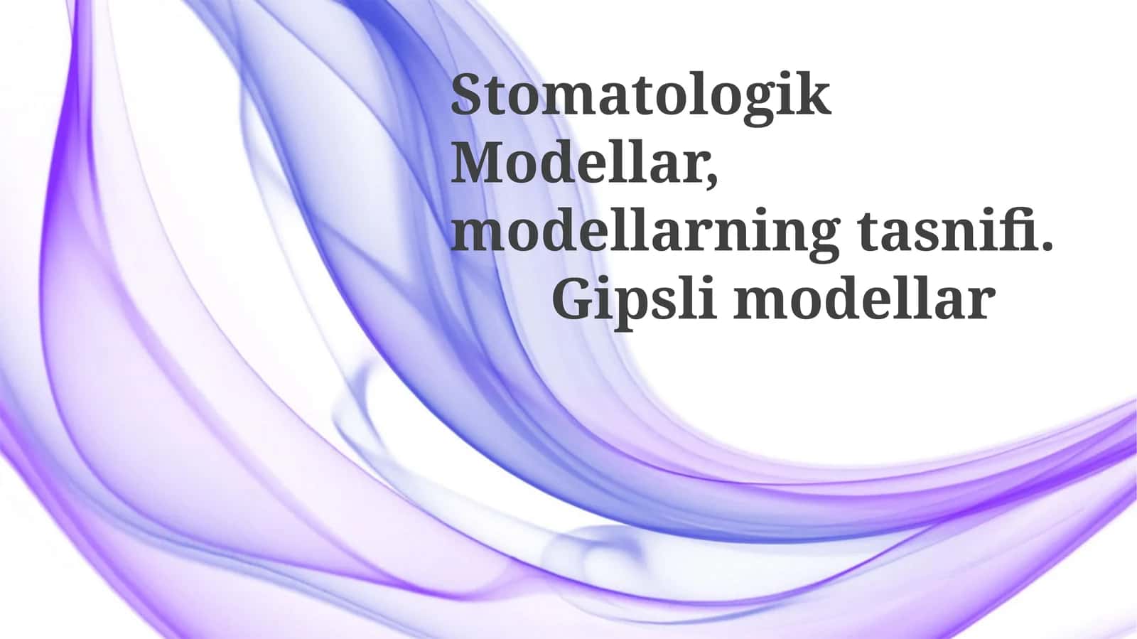 Gipslimodellar