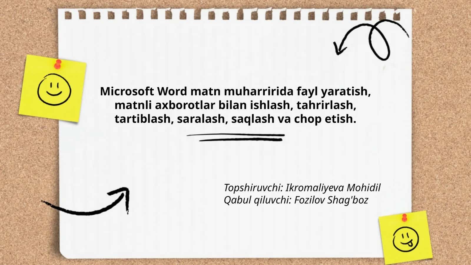 Microsoft Word matn muharriri