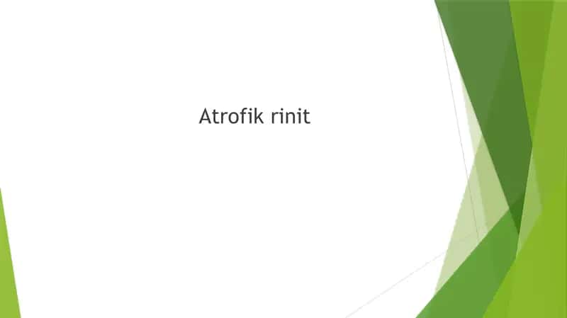 Atrofik rinit