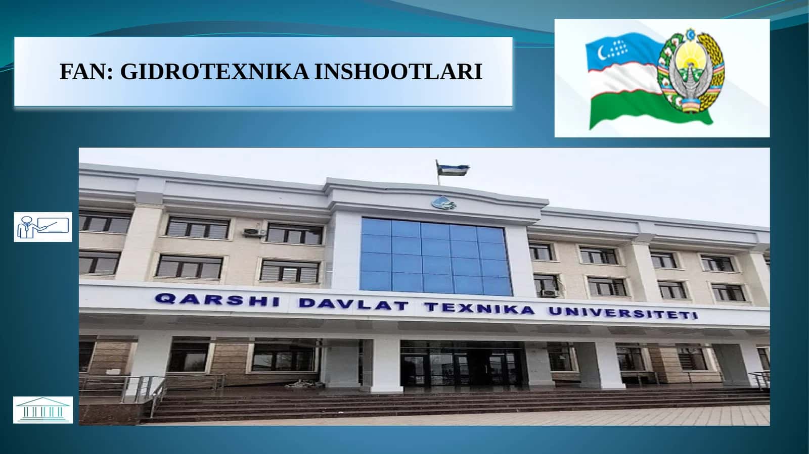Suvomborlaridagi inshootlar bo‘g‘ini loyihalash uchun dastlabki ma’lumotlarni o‘rganish