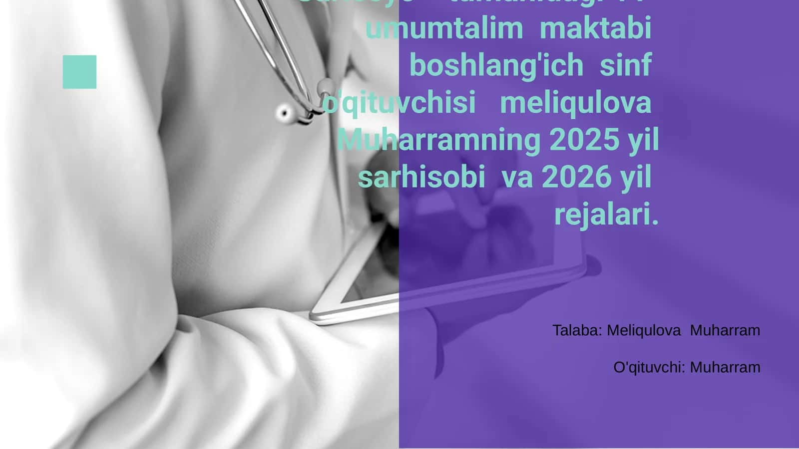 Mavzu: Muharram 2025 va 2026 yil rejalari