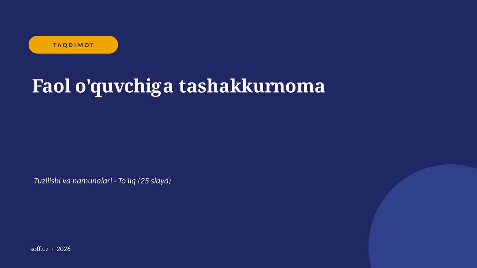 Tashakkurnoma