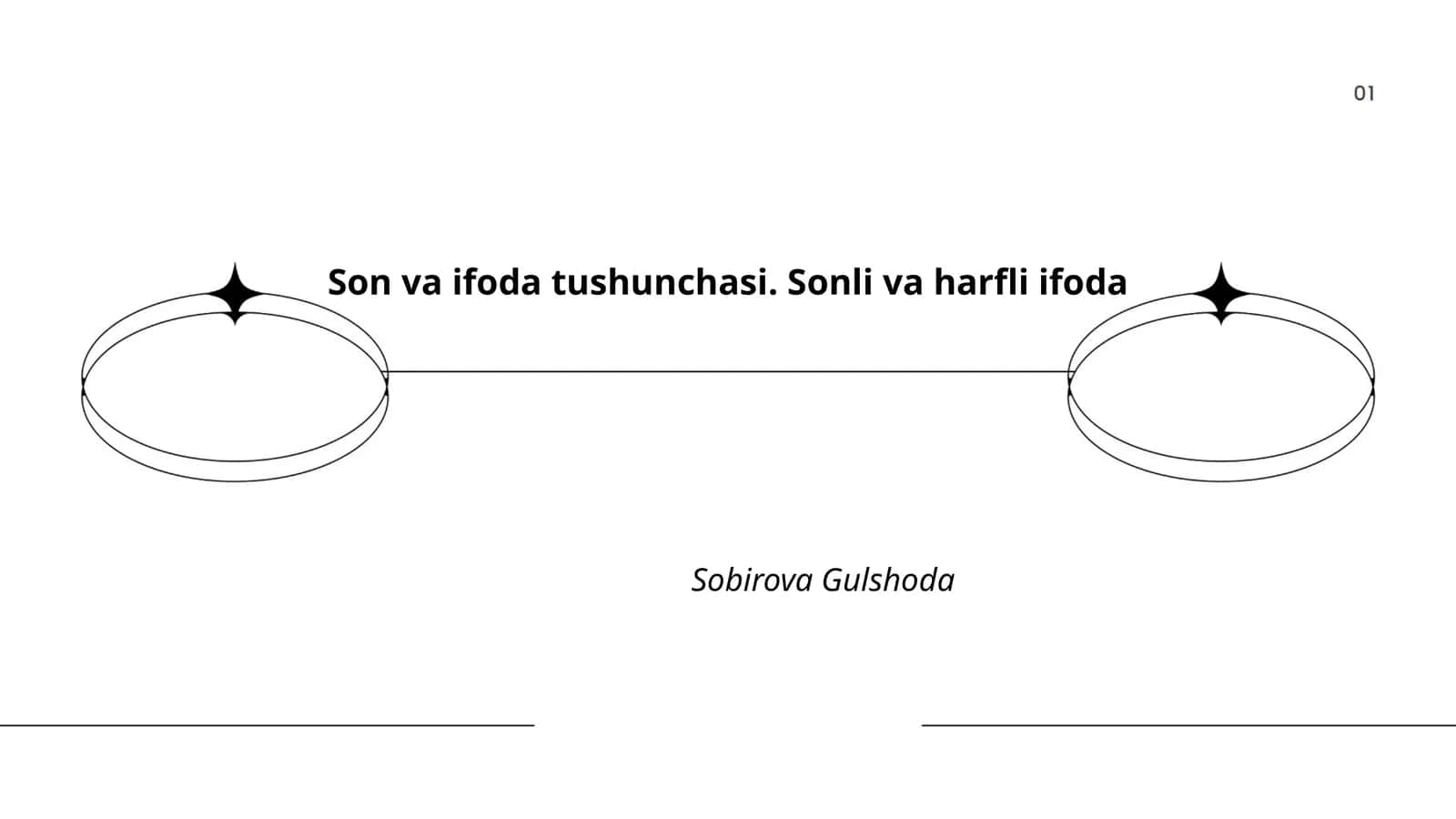 Son va ifoda tushunchasi. Sonli va harfli ifoda