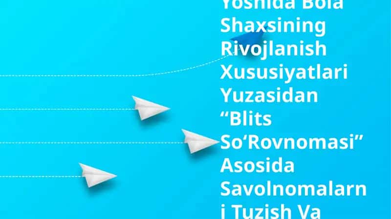Kichik Maktab Yoshida Bola Shaxsining Rivojlanish Xususiyatlari