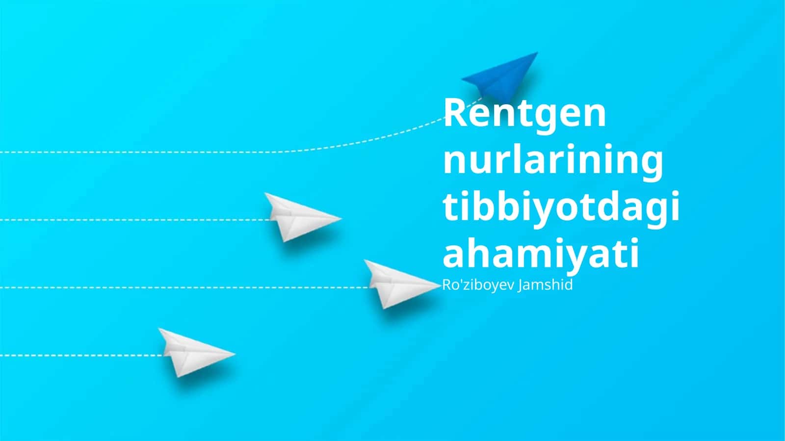 Rentgen nurlarining tibbiyotdagi ahamiyati