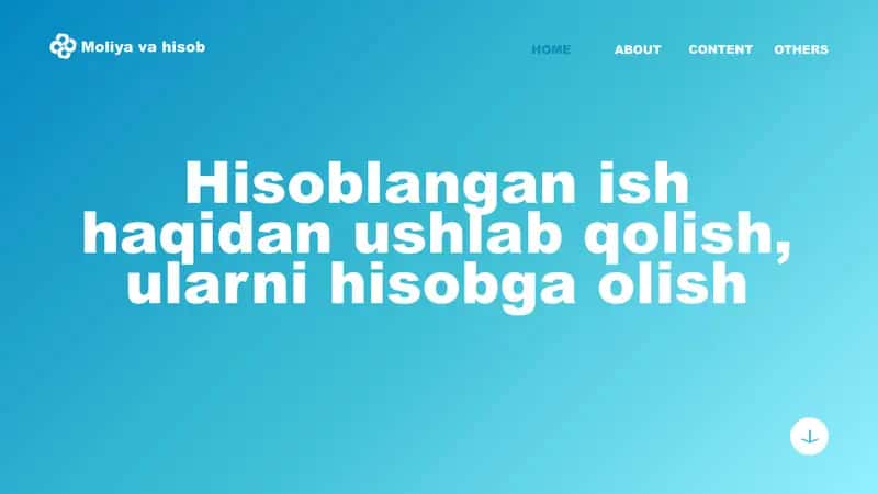 Hisoblangan ish haqidan ushlab qolish, ularni hisobga olish