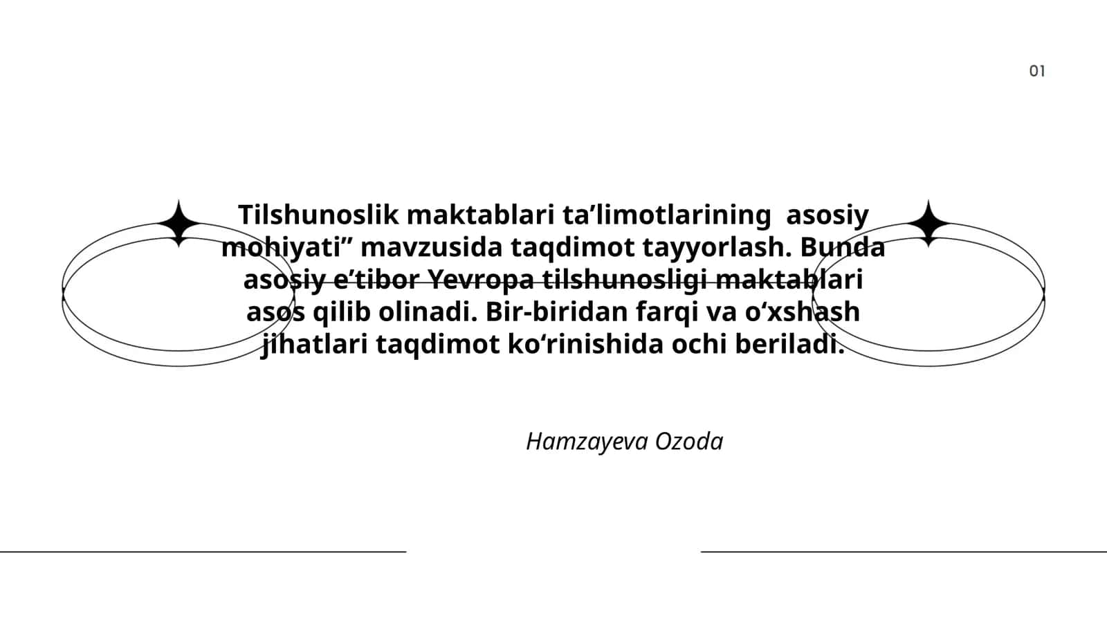 Tilshunoslik maktablari ta’limotlarining asosiy mohiyati
