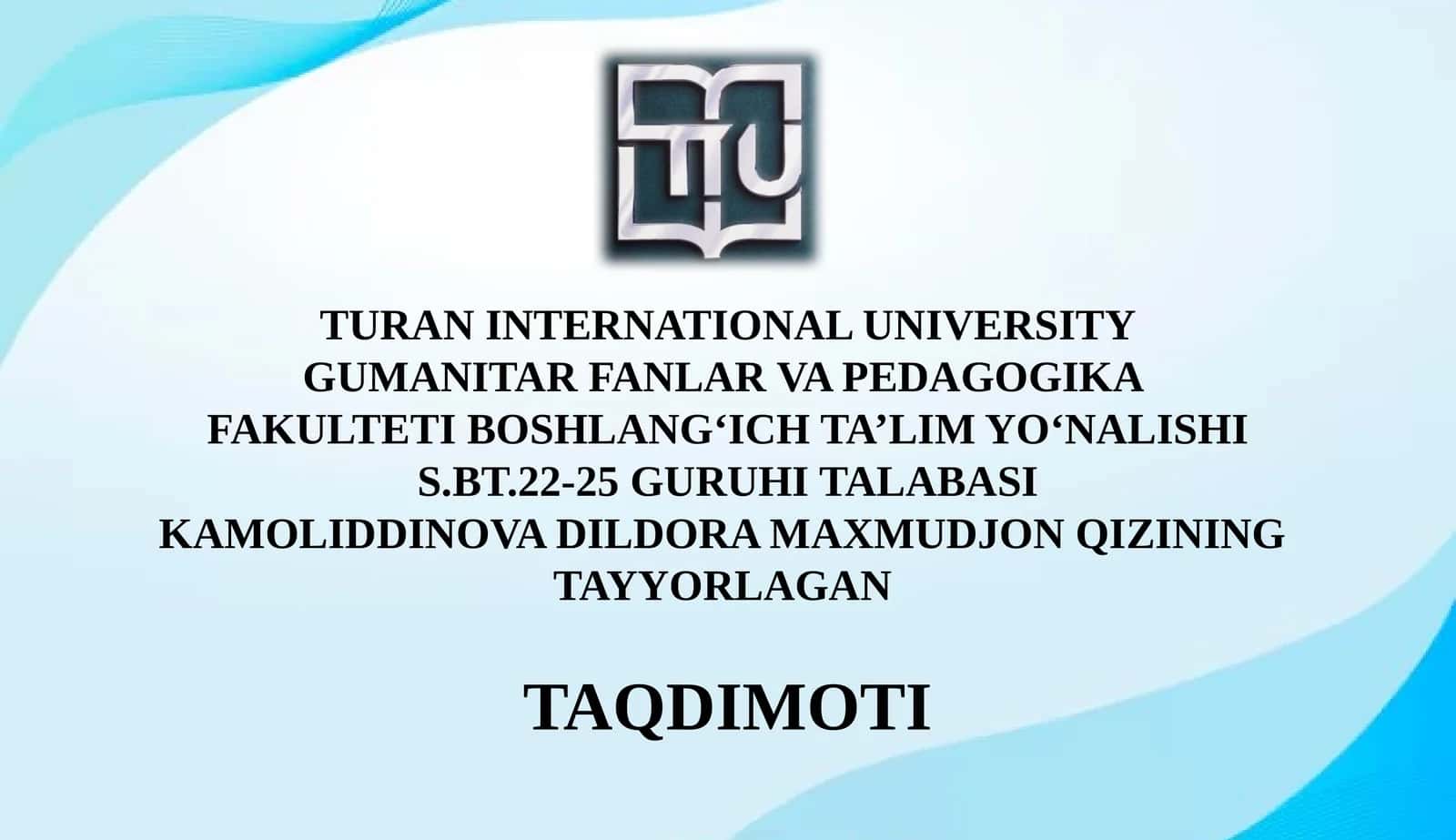 Ozkomplektlangan maktablarda geografiya darslarini loyihalash usullarini o'zlashtirishni o'rganish