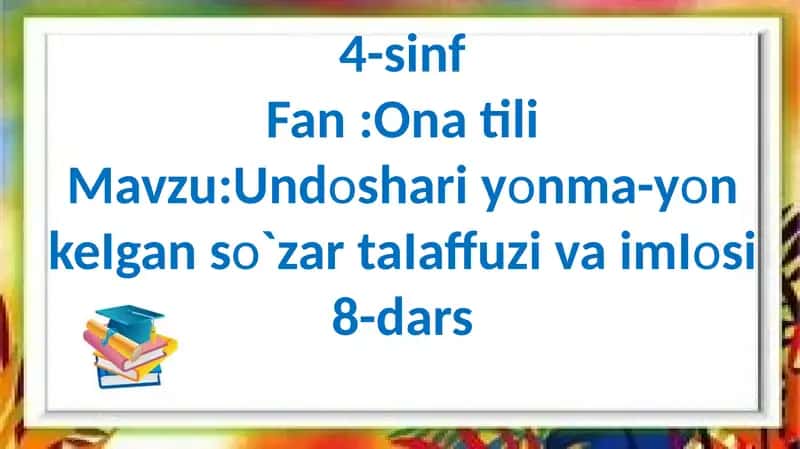 Undoshariyonma-yonkeIganso`zartaIaffuzivaimIosi