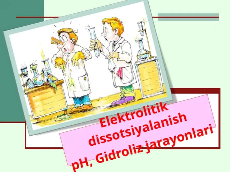 Elektrolitik dissotsiyalanish