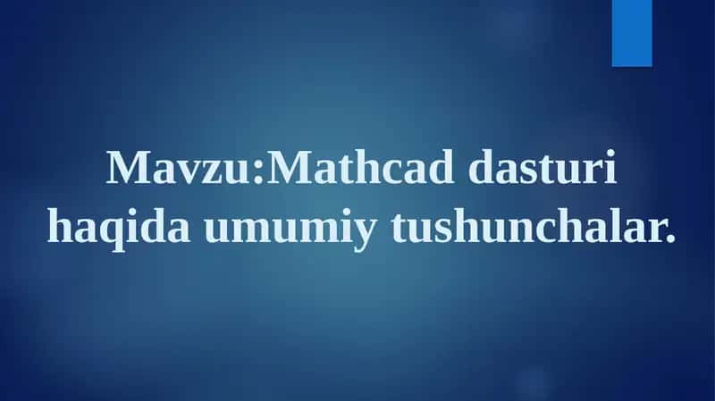 Mathcaddasturi