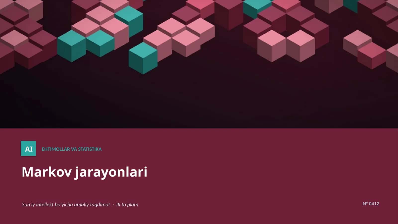 Markov jarayonlari