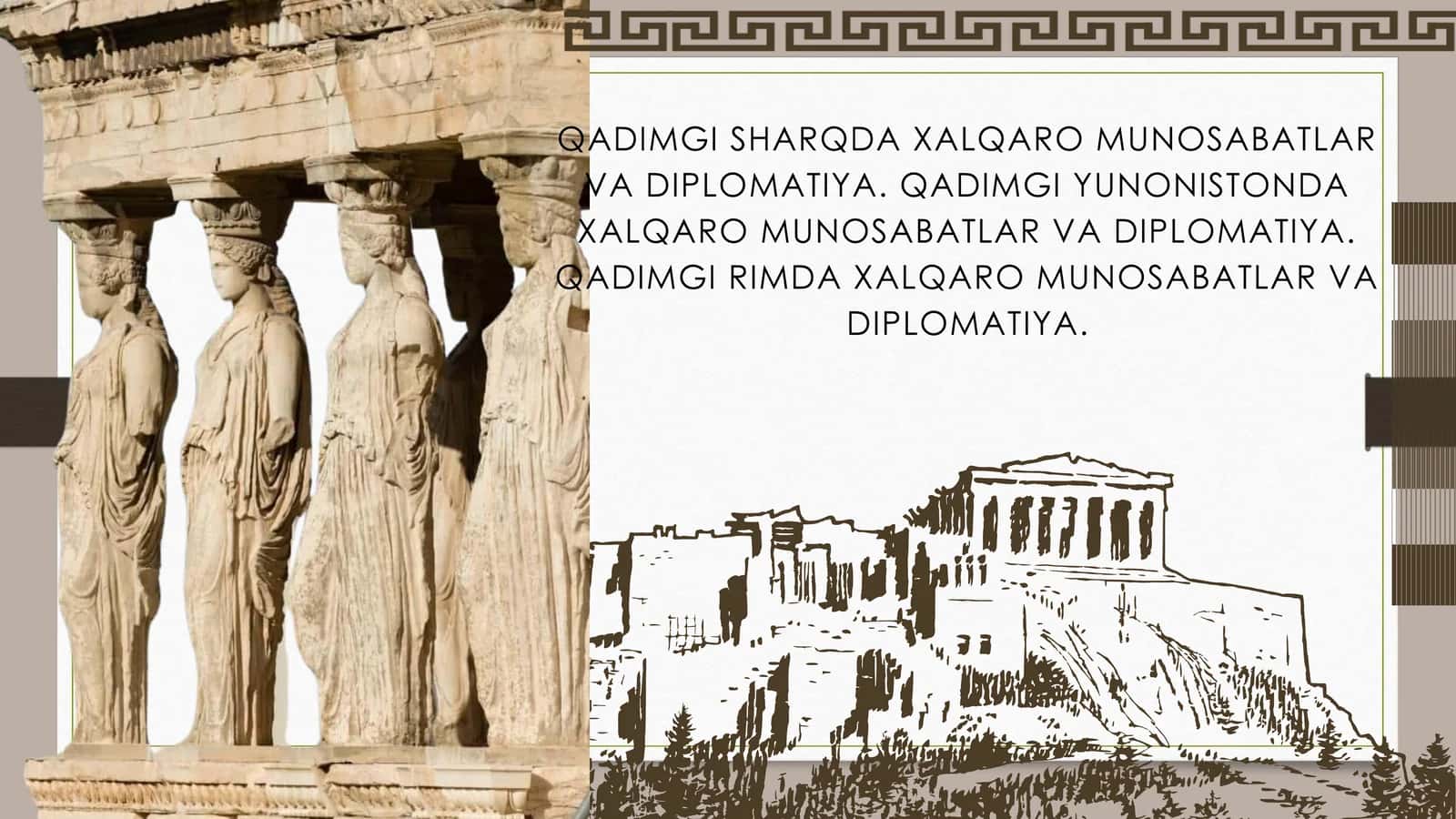 Qadimgi Sharqda Xalqaro Munosabatlar va Diplomatiya
