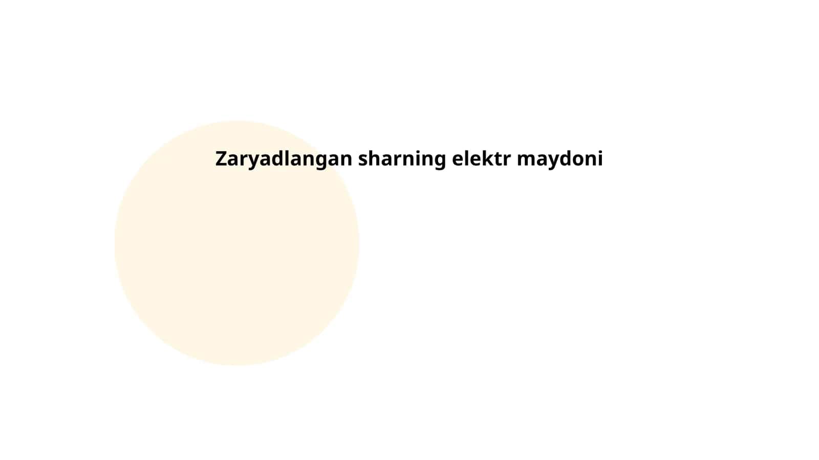 Elektr maydonining kuch chiziqlari
