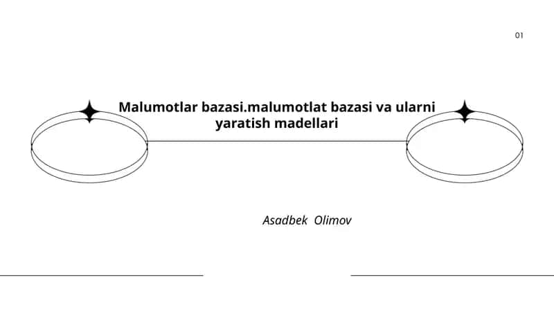 Ma'lumotlar bazasi tushunchasi va vazifalari