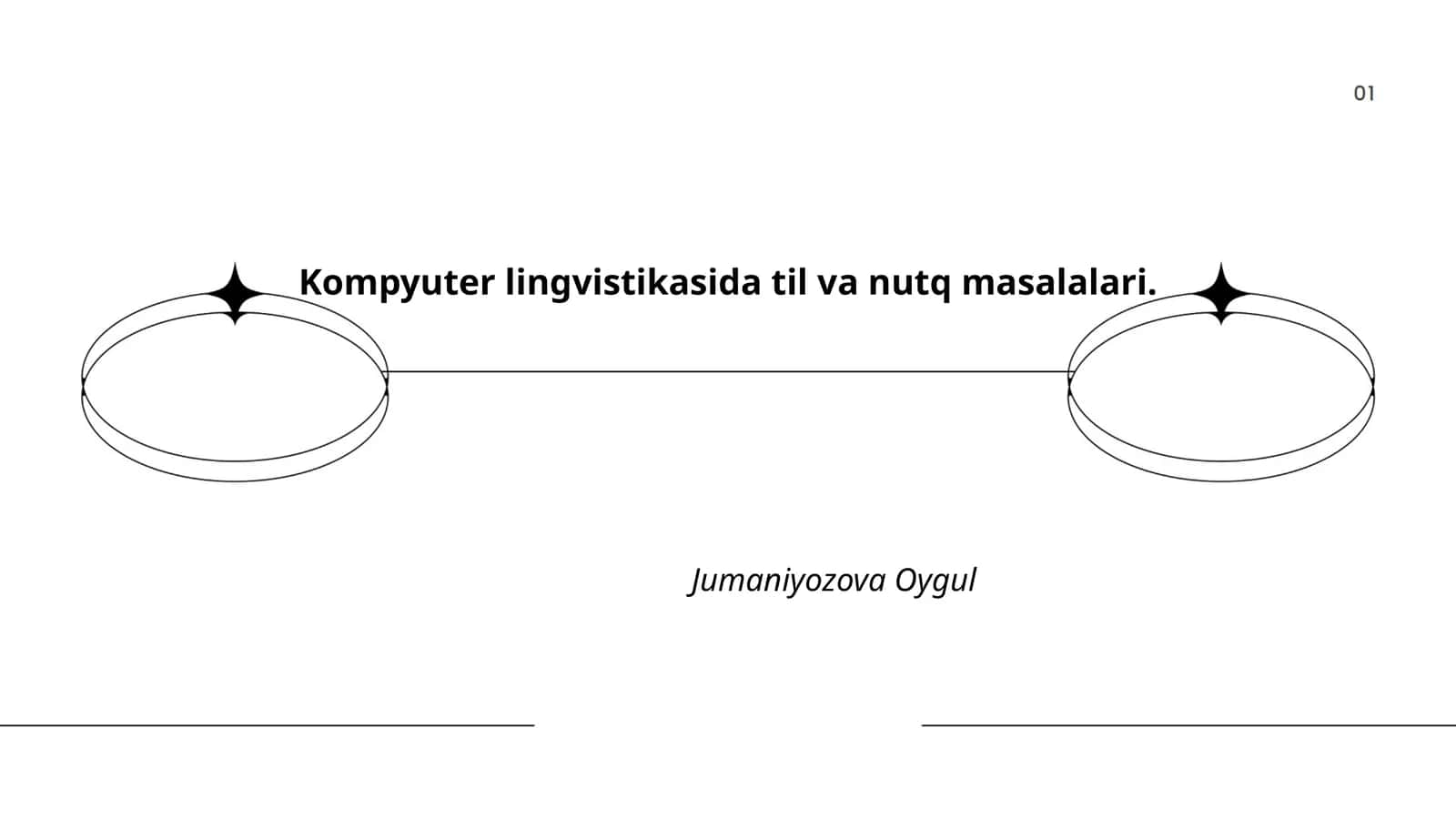 Kompyuter lingvistikasida til va nutq masalalari