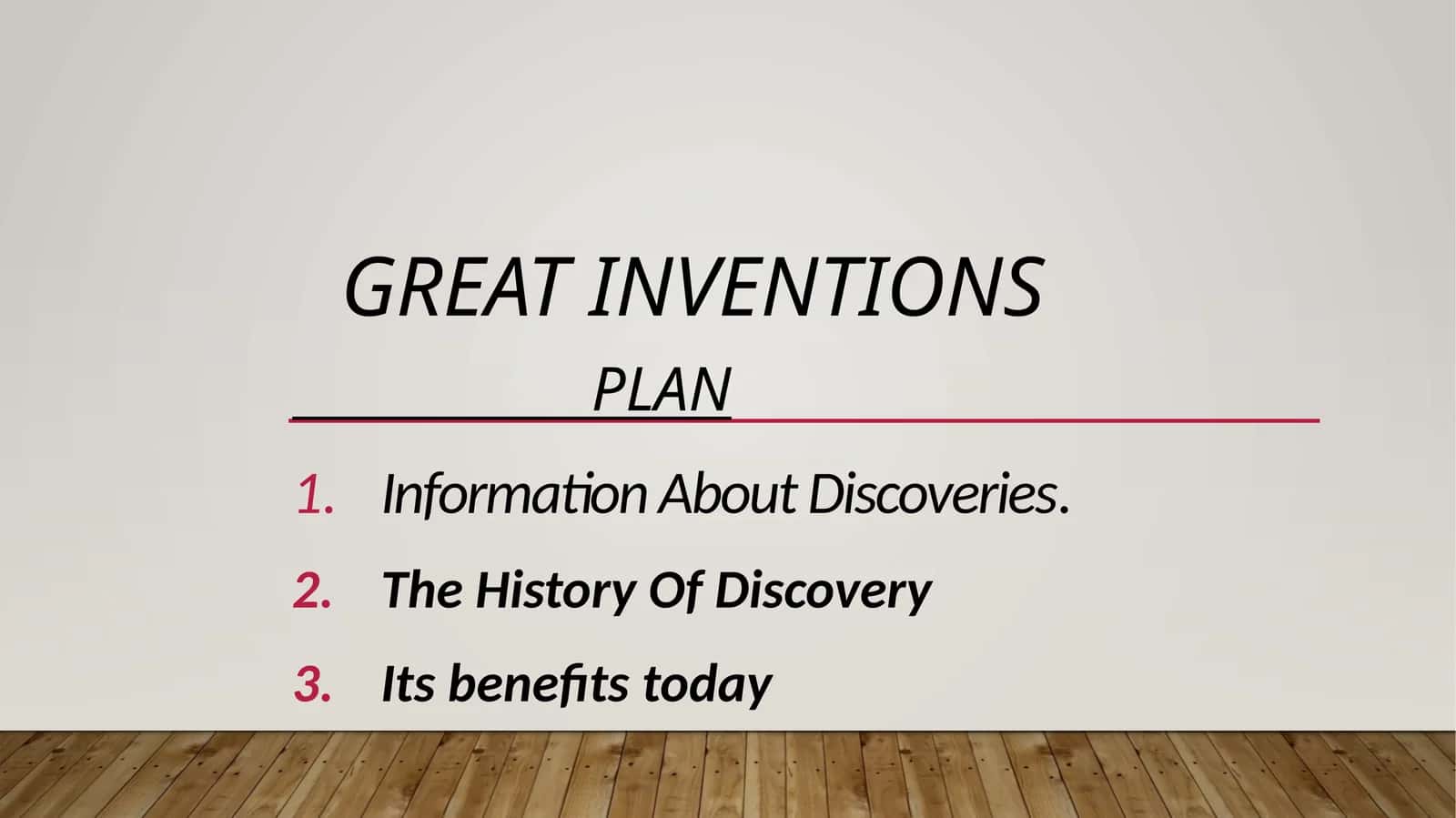 Great Inventions
